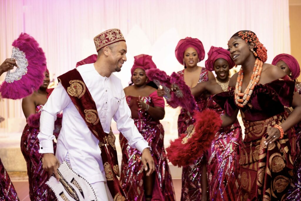 Bride and Groom Dancing Traditional Nigerian Wedding 2