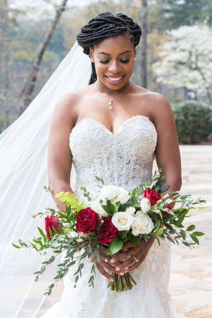 Bride with the Wedding Bouquet