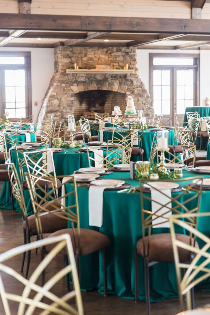 Foxhall Resort Wedding Table Decor for Guests