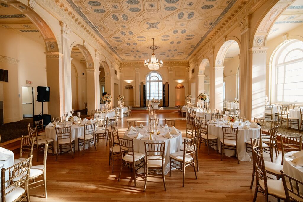 Large Wedding Venue Reception with Dancefloor