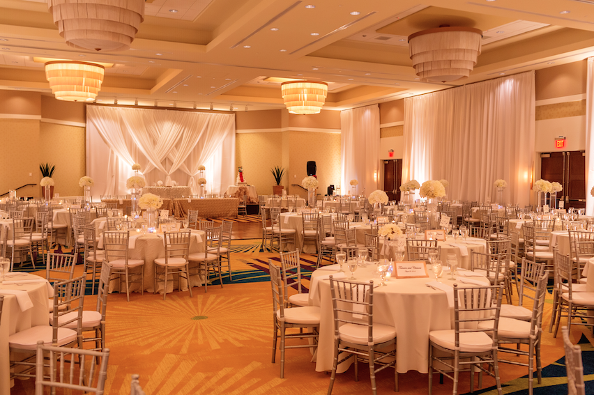Elegant Wedding Reception Venue Complete Decor