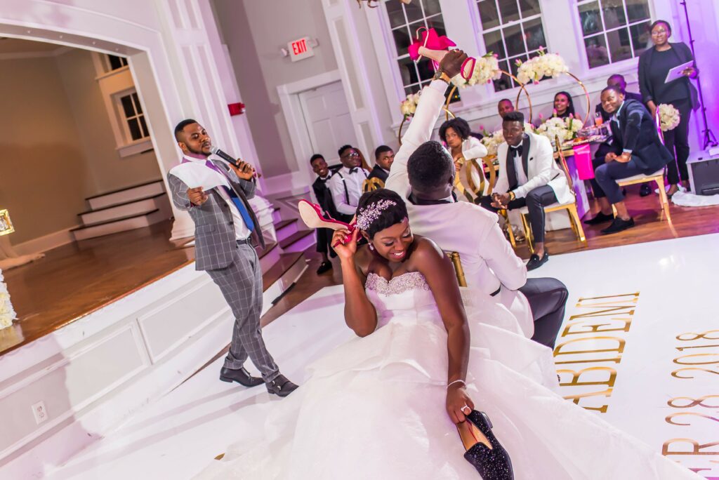 Wedding Planner Sidelines Always On Top Of Situation Tablet In Hand