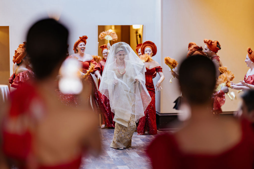 Bride Enters Wedding Reception Perfect Wedding Day