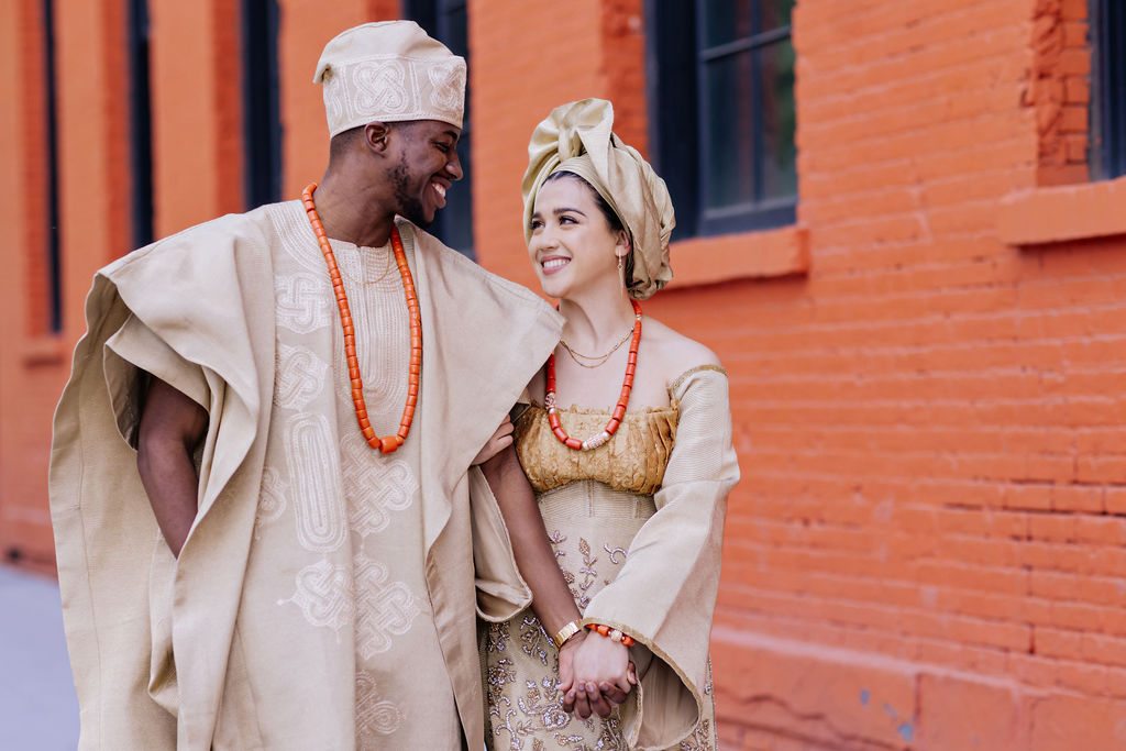 A Union of Cultures Nigerian American Couples Dazzle in Multicultural Splendor