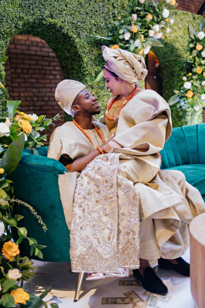 Bridal Bliss Multicultural Nigerian American Brides Bedecked in Cultural Splendor