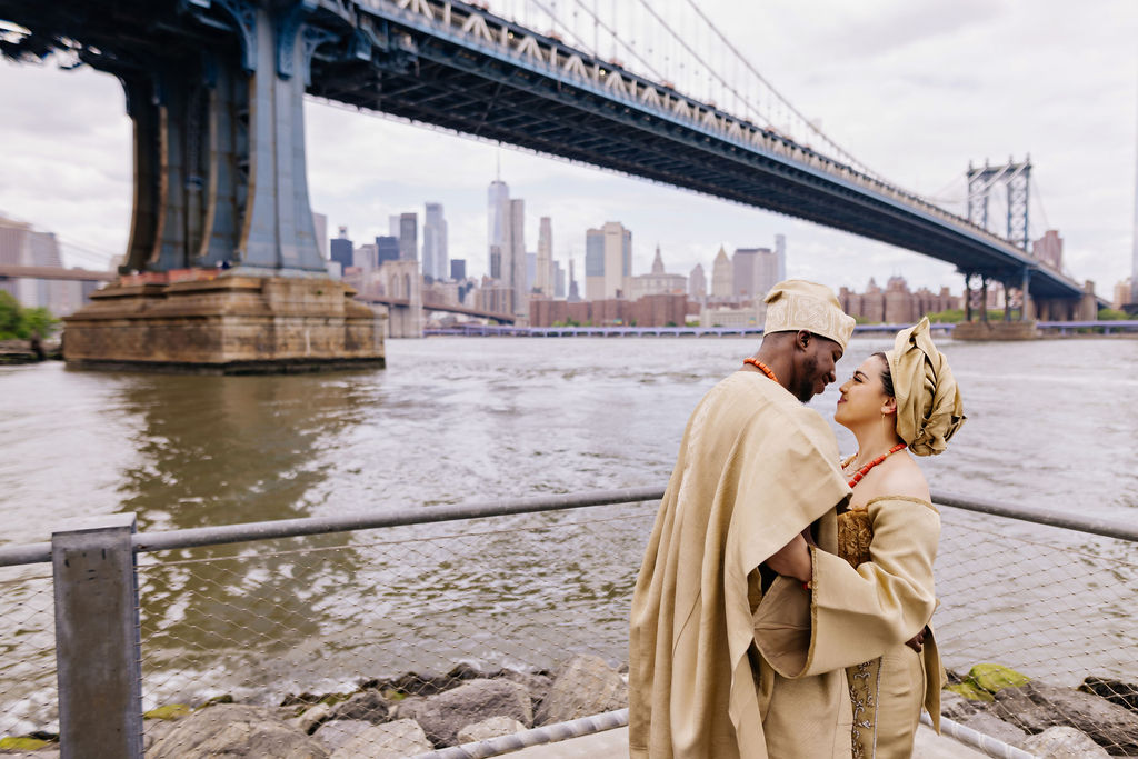 Cultural Captivation Multicultural Wedding Attire in Nigerian American Nuptials