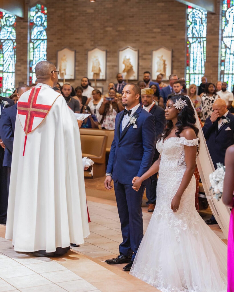 Sartorial Harmony Nigerian American Multicultural Couples Celebrate Love in Style