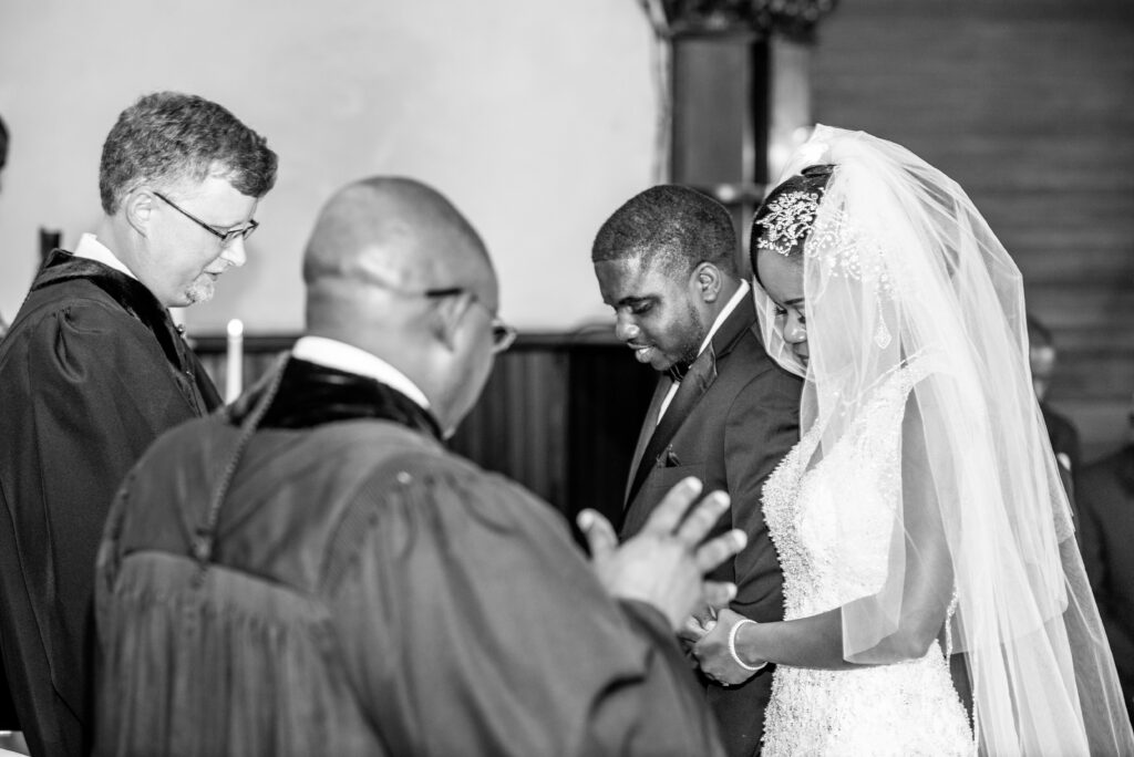 elaborate nigerian american wedding