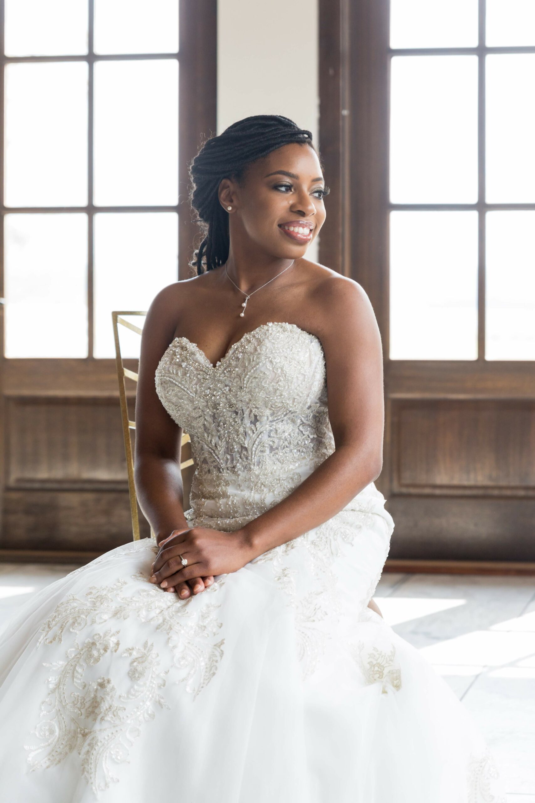 Bride Enjoying Wedding Day Before Ceremony