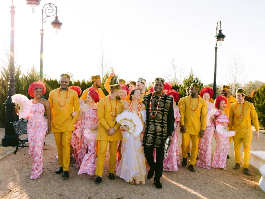 personalized nigerian wedding instagram moment