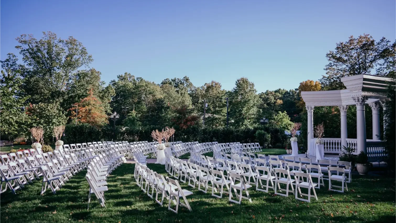 nigerian wedding venue outdoor setup
