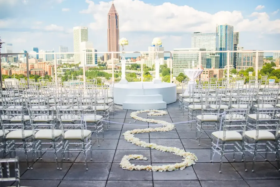 rooftop wedding ventanas atlanta