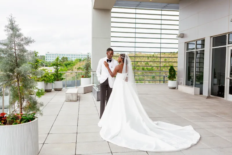 midtown atlanta rooftop ceremony skyline